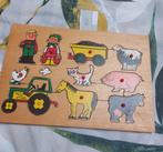Vintage Houten puzzel, Ophalen of Verzenden, Minder dan 10 stukjes, Gebruikt, 6 maanden tot 2 jaar