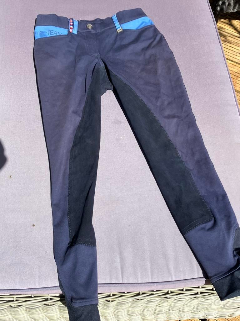 Paardrijbroek maat 36/38 stretch HKM met kunstleren inzetten, Dieren en Toebehoren, Ophalen of Verzenden, Zo goed als nieuw, Dames