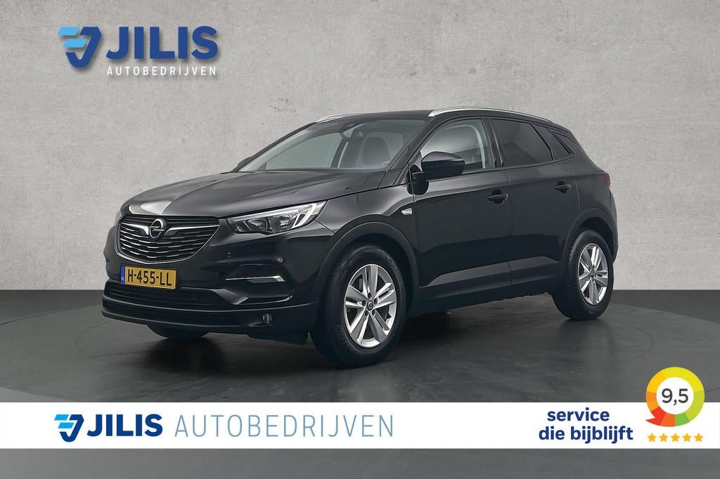 Opel Grandland X 1.2 Turbo Business Executive | Stoelverwarm, Stof, Gebruikt, 1199 cc, Zwart