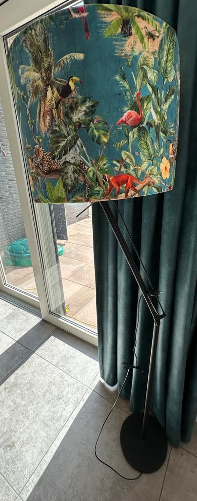 Vloerlamp zwart, Ophalen, Zo goed als nieuw, 150 tot 200 cm