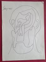 Francis Newton Souza - Tekening, Ophalen of Verzenden