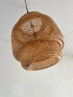 Riete hanglamp, Huis en Inrichting, Ophalen, Gebruikt, Hout, Minder dan 50 cm