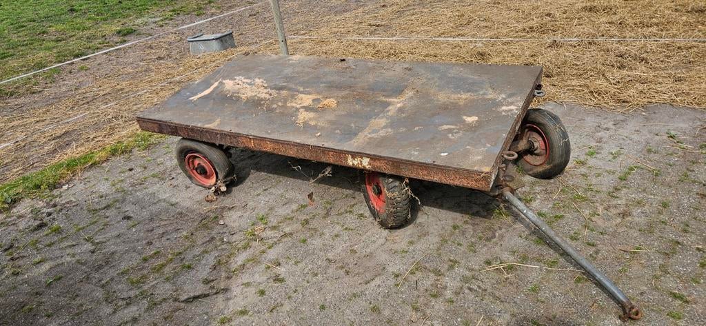 Transportkar, 2X1 Meter., Ophalen of Verzenden, Gebruikt