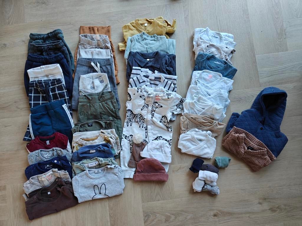 Compleet kledingpakket maat 50 baby, Ophalen of Verzenden, Zo goed als nieuw, Maat 50