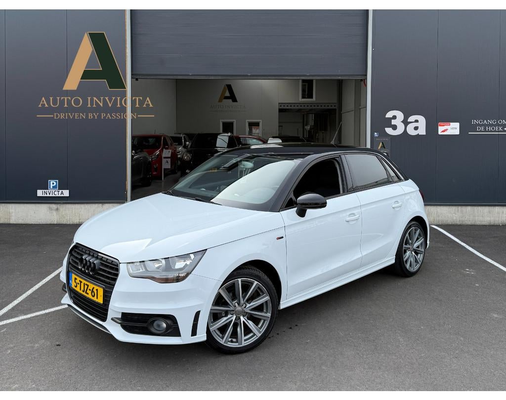 Audi A1 SPORTBACK 1.2 TFSI Admired S- Line (bj 2014), 86 pk, Wit, Origineel Nederlands, Bedrijf