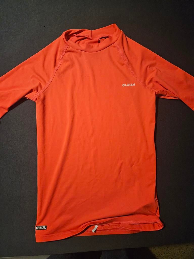 OLAIAAN UV-zwemshirt oranje maat 140, Gebruikt, UV-zwemkleding, Ophalen of Verzenden, Maat 140