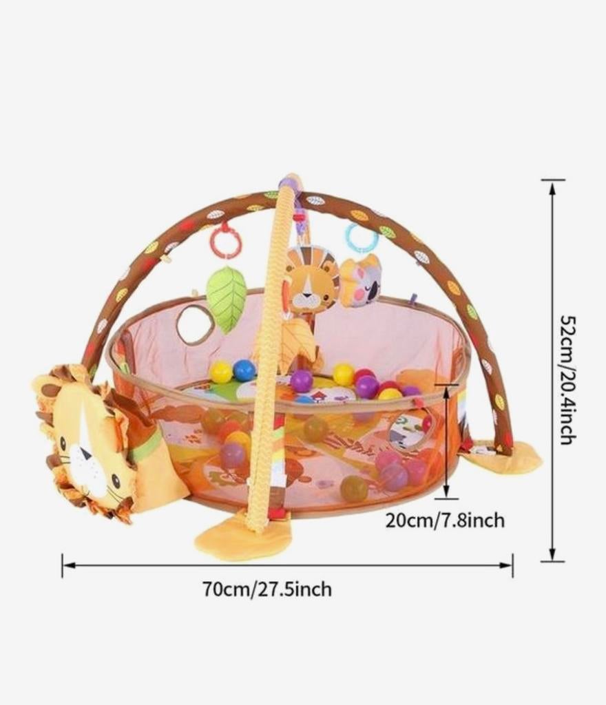 3-in-1 Leeuw Baby Speelkleed & Ballenbak, Ophalen of Verzenden, Nieuw, Babygym