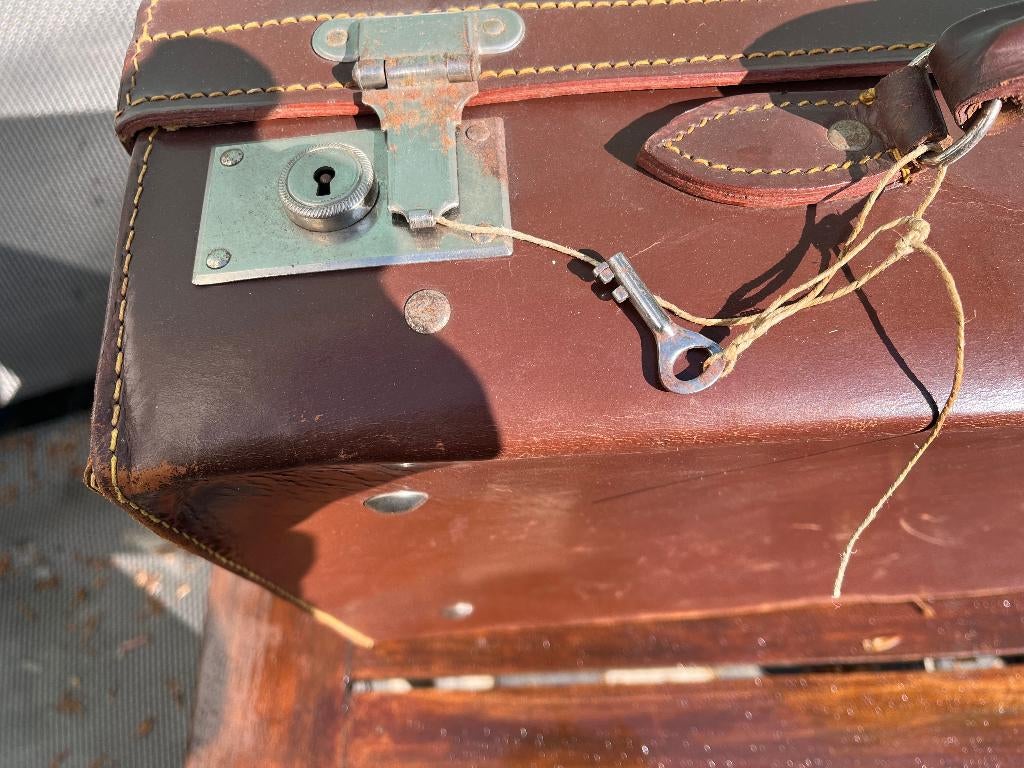 vintage koffer, Ophalen of Verzenden