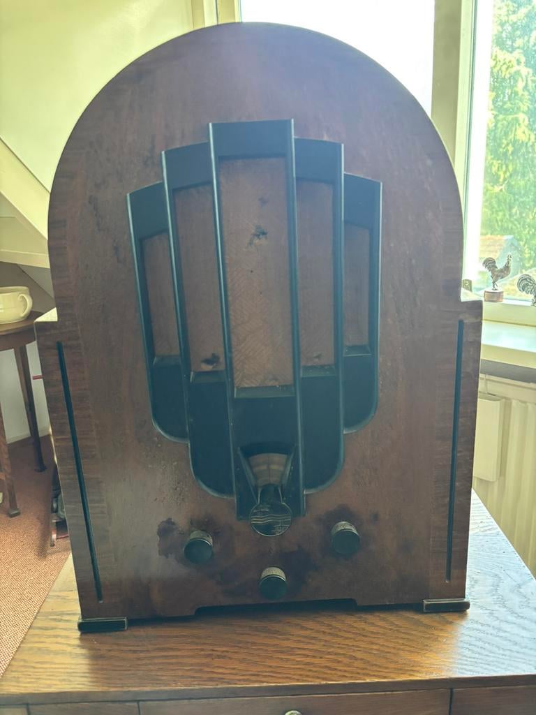 Antieke philips radio, Audio, Tv en Foto, Radio's, Ophalen, Gebruikt, Overige typen