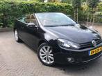 Volkswagen Golf 160 PK  Cabrio  Automaat  / Leer / Cilima, Auto's, 4 cilinders, Cabriolet, Zwart, Leder