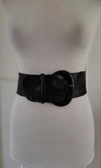 Prachtige Just B leren riem - zwart, soepel, Kleding | Dames, 5 cm of meer, Zwart, Tailleriem, Ophalen of Verzenden