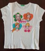 Benetton - Barbie t-shirt, maat 116, Gebruikt, Shirt of Longsleeve, Benetton, Verzenden