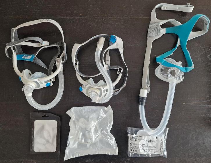 Diverse slaapapneu maskers en accesoires, Diversen, Verpleegmiddelen, Gebruikt, Ophalen of Verzenden