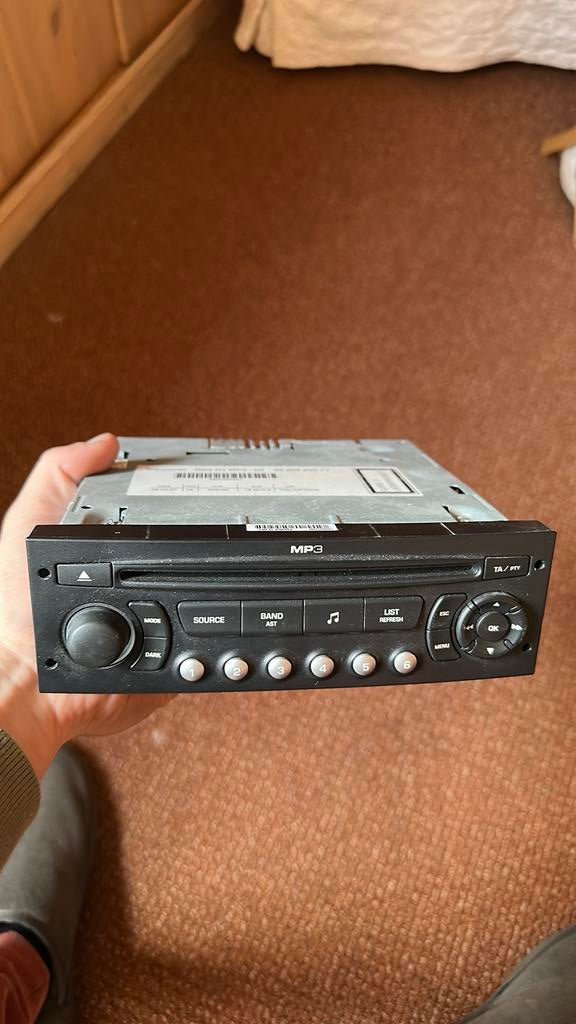 Originele peugeot 307 radio, Ophalen, Zo goed als nieuw