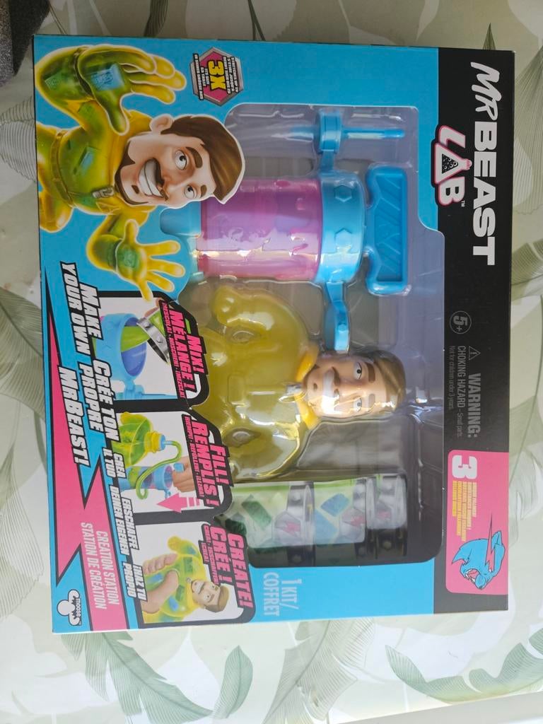 MrBeast Lab Goo Jit Zu Speelset - Maak je eigen MrBeast!, Ophalen of Verzenden, Nieuw, Jongen of Meisje