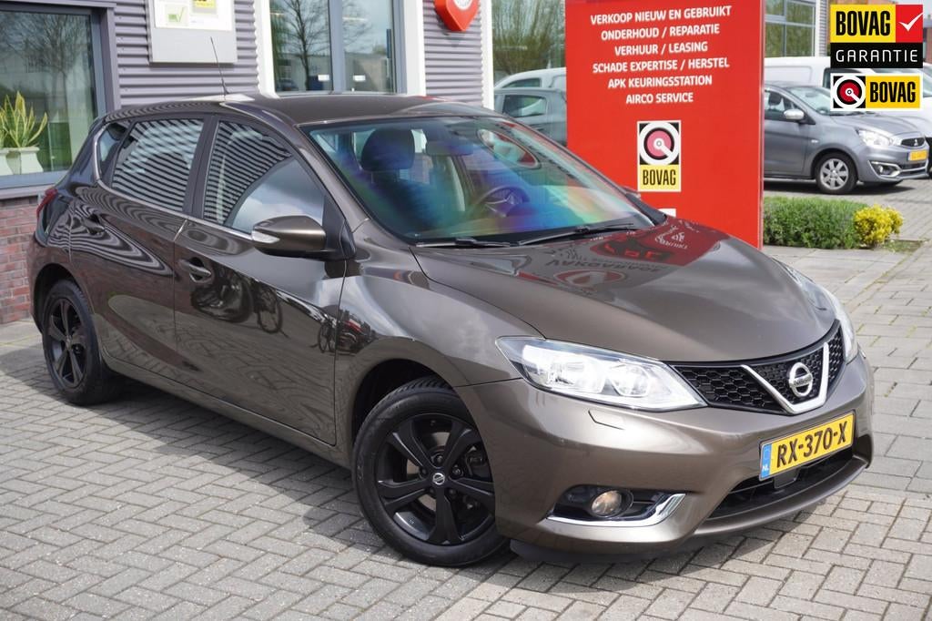 Nissan Pulsar 1.2 DIG-T Acenta / Automaat / Carplay / Stoelv, Stof, Gebruikt, 4 cilinders, Bruin