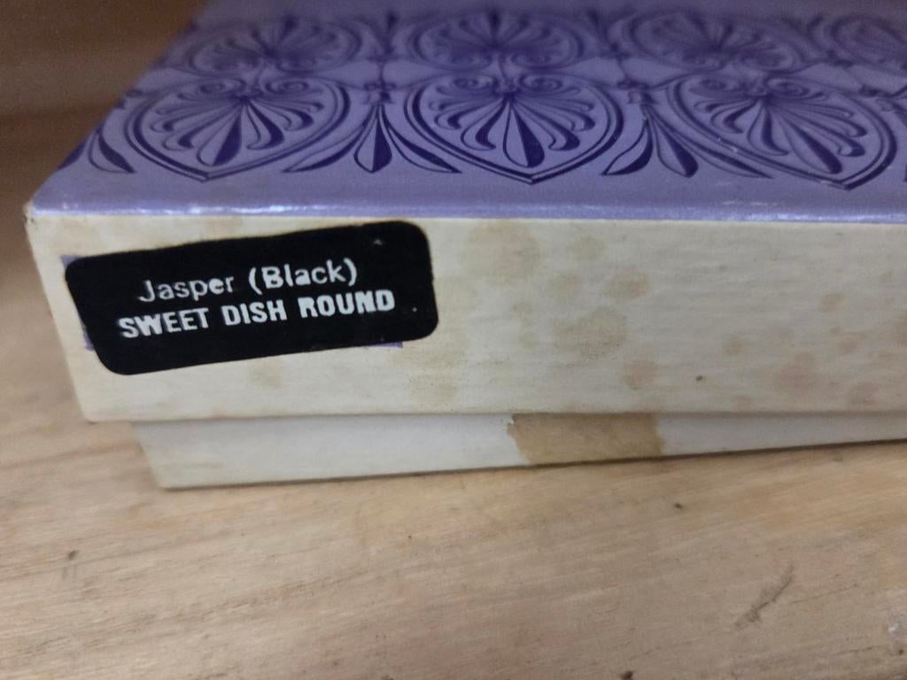 Wedgwood Jasper (Black) Sweet Dish Round, Ophalen of Verzenden