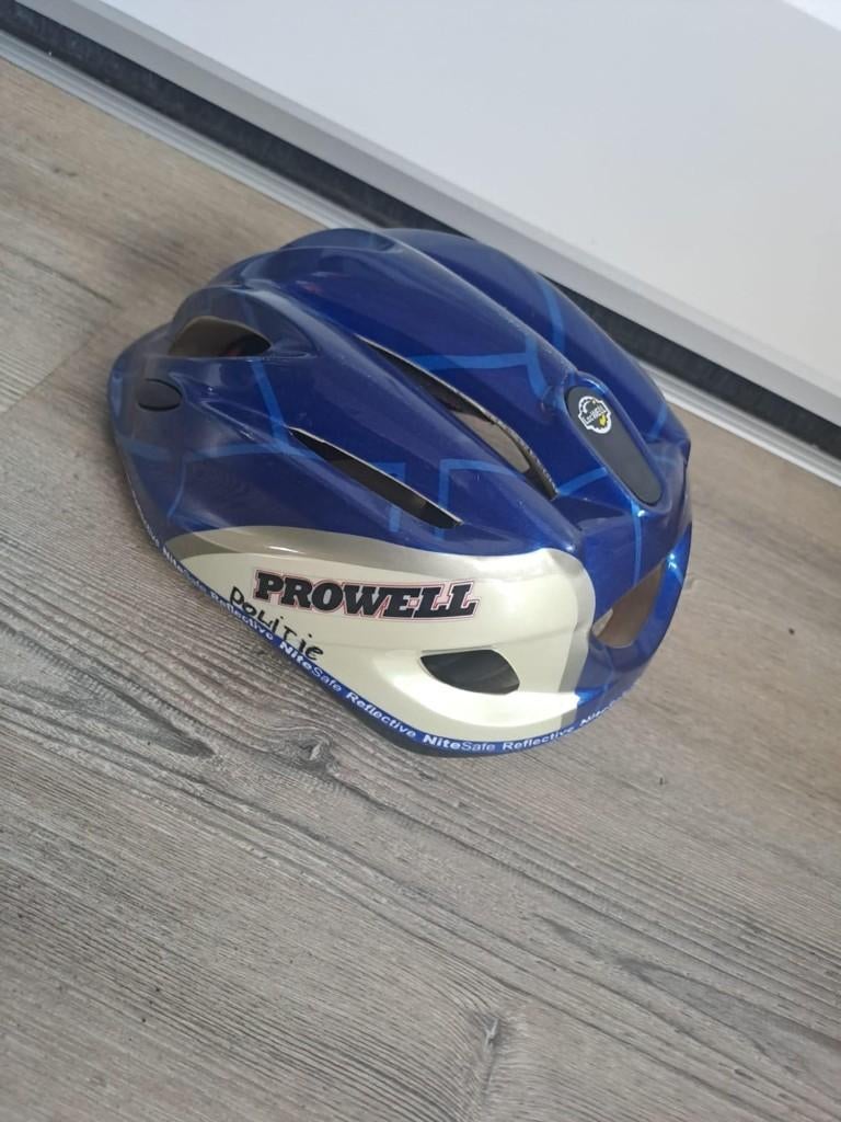 Blauwe fietshelm, Ophalen, Gebruikt, Jongen of Meisje