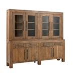 Eiken buffetkast, Ophalen, 200 cm of meer, 150 tot 200 cm, Zo goed als nieuw