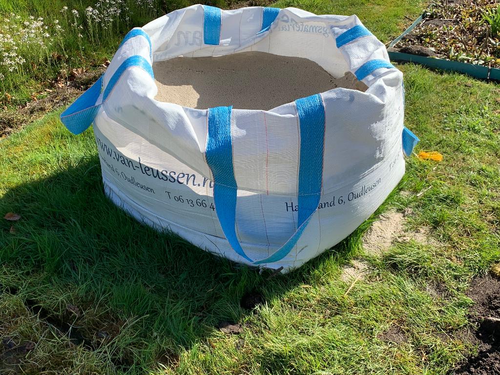 Vulzand geel zand straatzand, Tuin en Terras, Zand, Ophalen, Nieuw, Straatzand