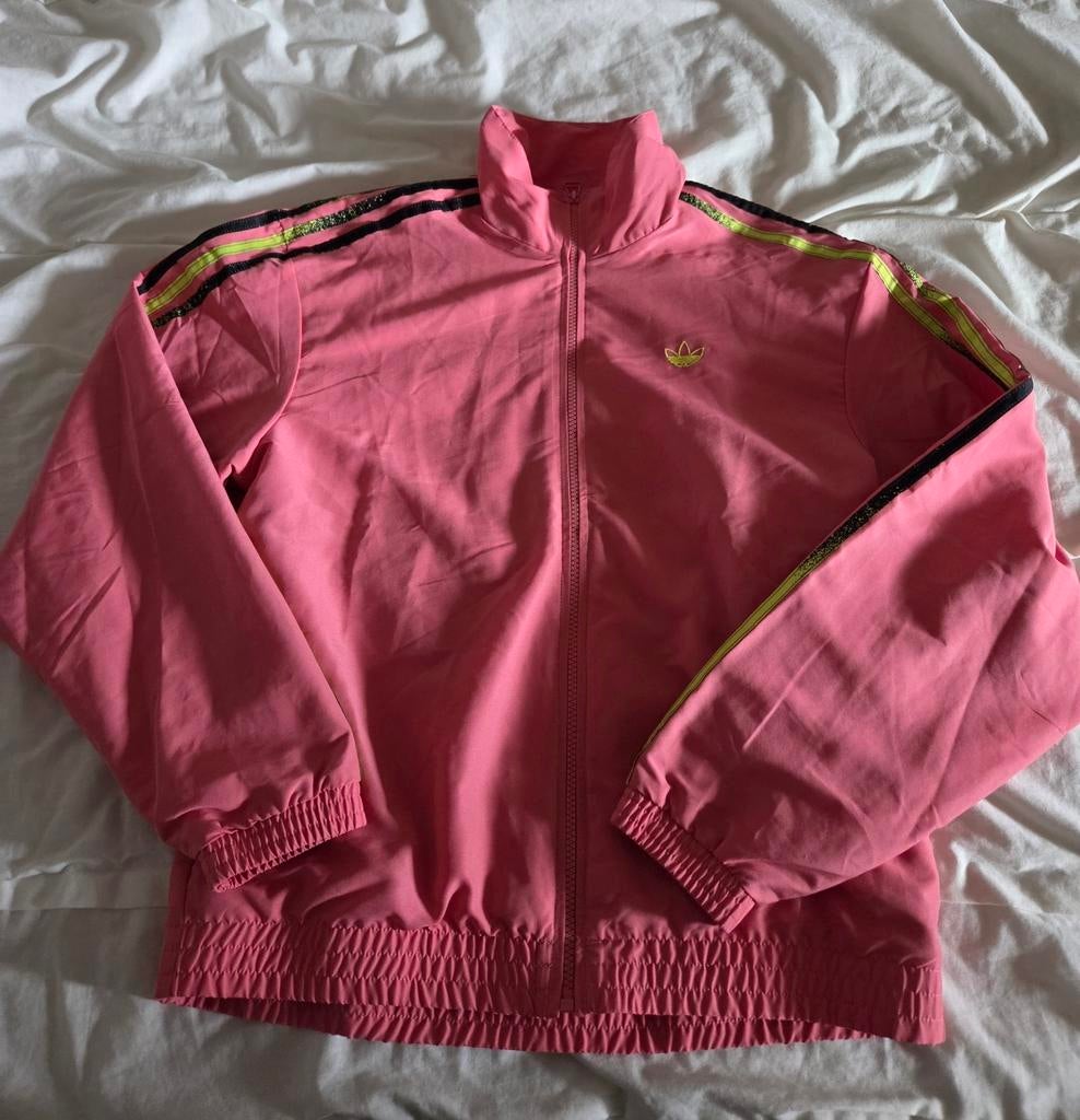 Adidas trainingspak, Maat 38/40 (M), Overige typen, Zo goed als nieuw, Roze