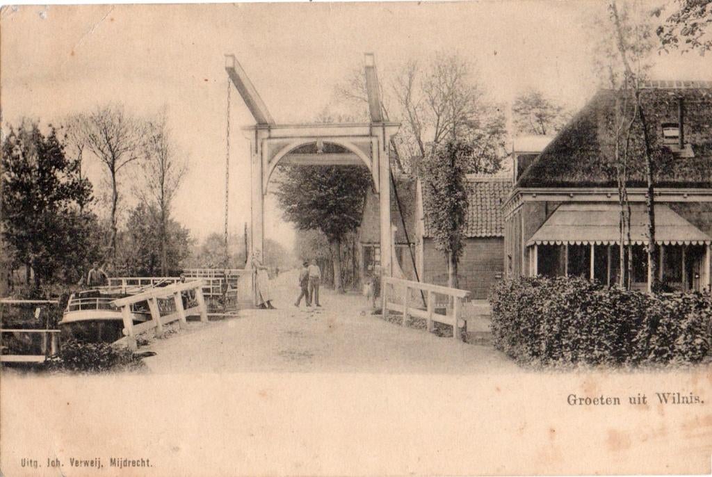 Wilnis, Groet uit met Dorpsgezicht. 5635, Verzenden, Voor 1920, Ongelopen, Utrecht