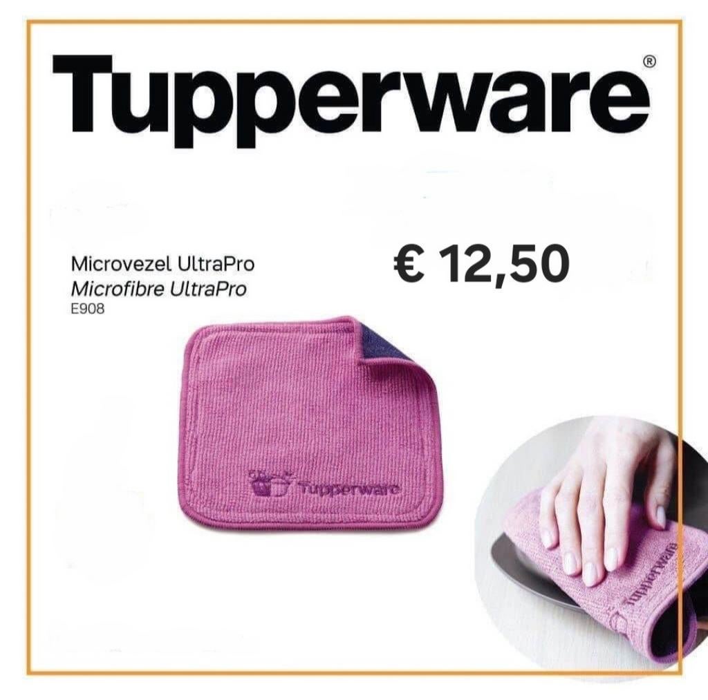 TUPPERWARE Microvezel Ultra Pro Poets Doekje, Ophalen of Verzenden, Nieuw, Paars, Overige typen