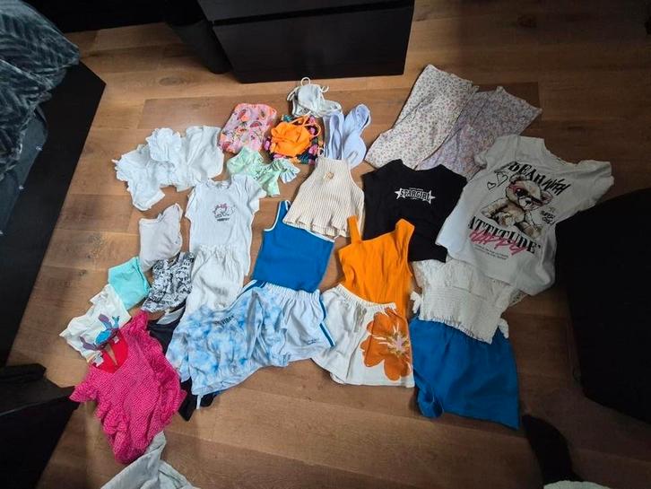 Kledingpakket meisje maat 146/152 - Zomerkleding, Kinderen en Baby's, Kinderkleding | Kinder-kledingpakketten, Gebruikt, Maat 152