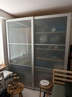 IKEA Pax kast met schuifdeuren - 200x235,5 cm, Huis en Inrichting, Ophalen, 200 cm of meer, 200 cm of meer, Glas