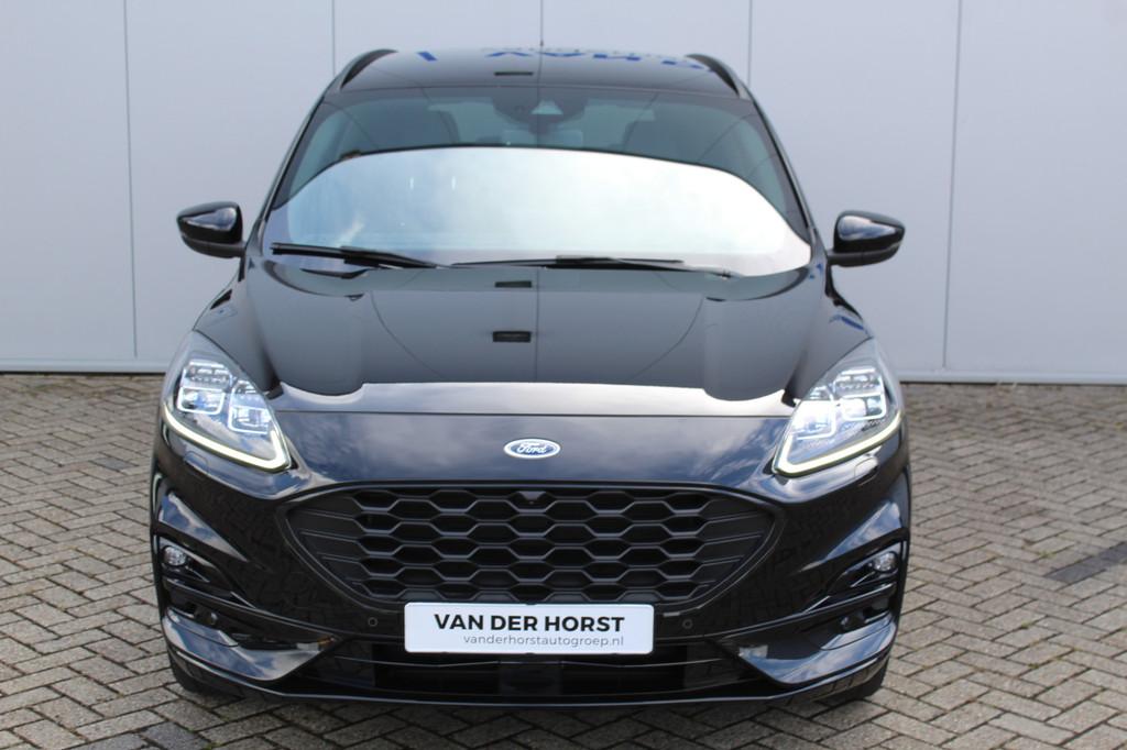 Ford Kuga 2.5-225pk Plug-in Hybrid ST-Line X. Hybride rijden, Auto's, Ford, 12 maanden, Gebruikt, Zwart, 4 cilinders