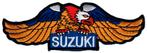 Suzuki stoffen opstrijk patch embleem #9, Motoren, Ophalen of Verzenden, Nieuw