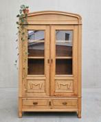Antieke XL Franse eiken meidenkast vintage kast servieskast, Ophalen of Verzenden