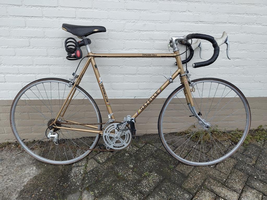 Gazelle race vintage voor liefhebber, Fietsen en Brommers, Fietsen | Racefietsen, Ophalen, Gebruikt, Gazelle, 10 tot 15 versnellingen
