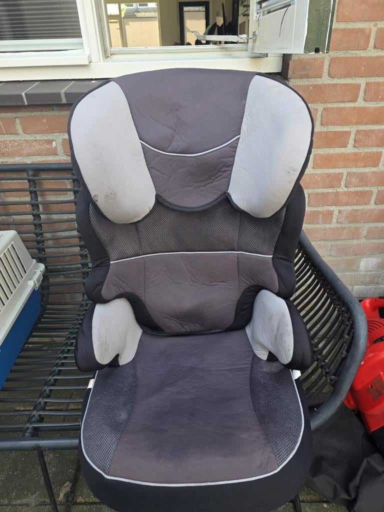 Kinderzitje grijs/zwart, Ophalen of Verzenden