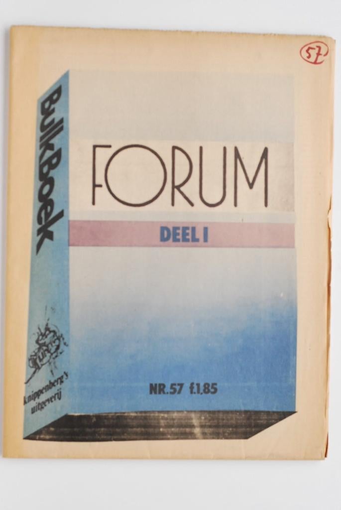Forum Bulkboek 57 1e reeks deel 1 (1977), Verzenden, Zo goed als nieuw, Overige typen