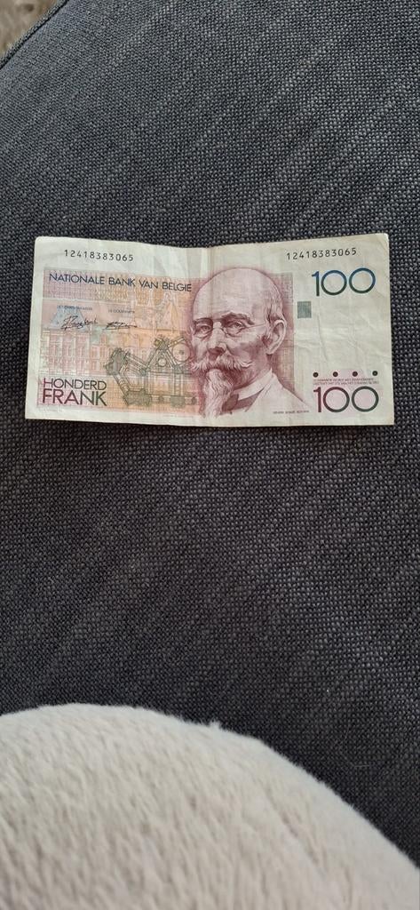 100 Belgische Franken biljet - Nationale Bank van België, Postzegels en Munten, Bankbiljetten | België, Los biljet, Verzenden