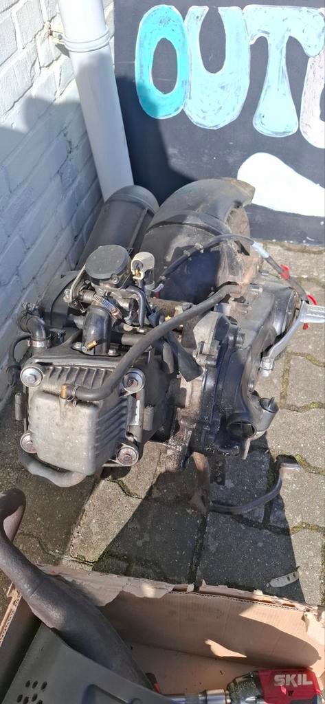 Mooi piaggio 80cc 4t blok, Ophalen, Gebruikt