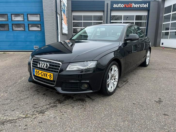 Audi A4 1.8 Tfsi 118KW 2008 Zwart, Auto's, Audi, A4, ABS, Airconditioning, Bluetooth, Boordcomputer, Elektrische ramen, Lichtmetalen velgen