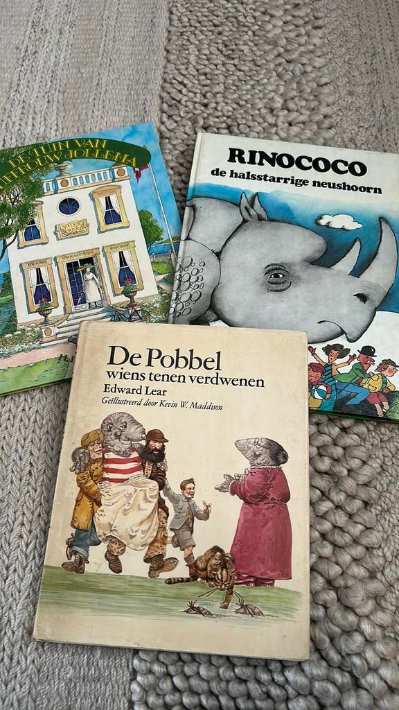 3 vintage prentenboeken €15 de Pobbel Rinococo, Boeken, Prentenboeken en Plaatjesalbums, Ophalen of Verzenden, Gelezen, Prentenboek