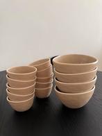 Schalen set beige, Ophalen of Verzenden, Overige stijlen, Glas, Schaal of Schalen