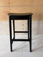 IKEA Rönninge barkruk - Zwart, stijlvol en stevig, Gebruikt, Met voetsteun, 60 tot 90 cm, Ophalen of Verzenden