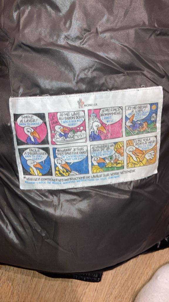 Moncler Maya, Kleding | Heren, Jassen | Winter, Ophalen of Verzenden, Zo goed als nieuw, Zwart