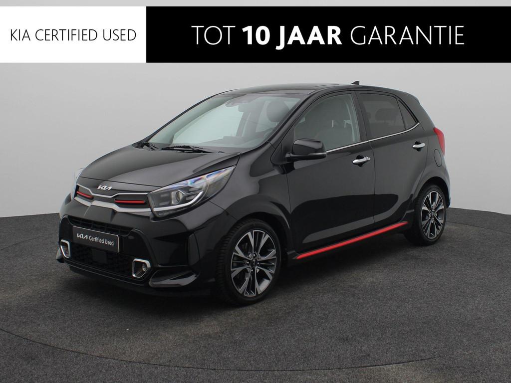 Kia Picanto 1.0 T-GDi GT-Line 5p | Leder | Clima | Camera |, Auto's, Kia, Bedrijf, Te koop, Picanto, ABS, Achteruitrijcamera, Adaptive Cruise Control