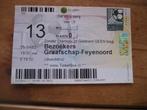 graafschap feyenoord voetbal kaartje, Ophalen of Verzenden, Gebruikt, Feyenoord, Poster, Plaatje of Sticker