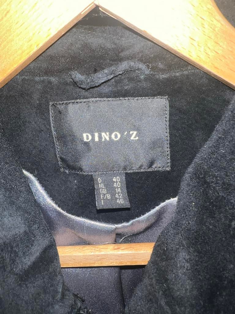 DINO'Z zwart suède jasje maat 40, Ophalen, Gedragen, Maat 38/40 (M), Zwart
