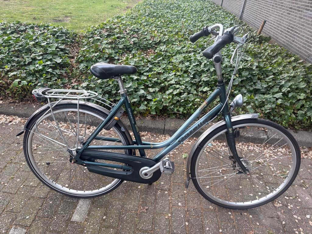 Gazelle Damesfiets 28 inch, 7 versnellingen, frame 55cm, Fietsen en Brommers, Fietsen | Dames | Damesfietsen, Velgrem, Versnellingen