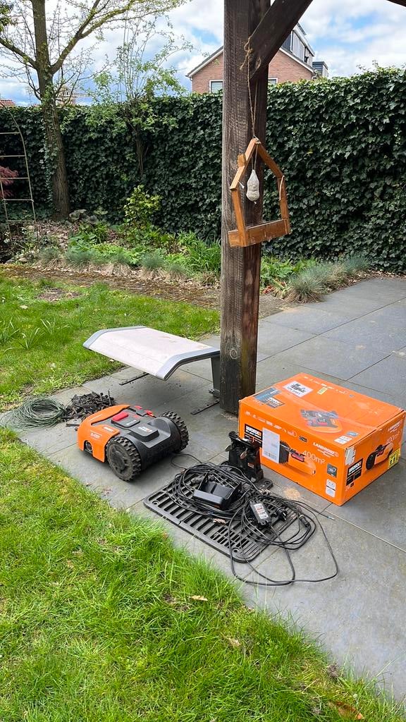 Worxs Landroid S 400m2 draadloze grasmaaier robotmaaier, Ophalen, Zo goed als nieuw