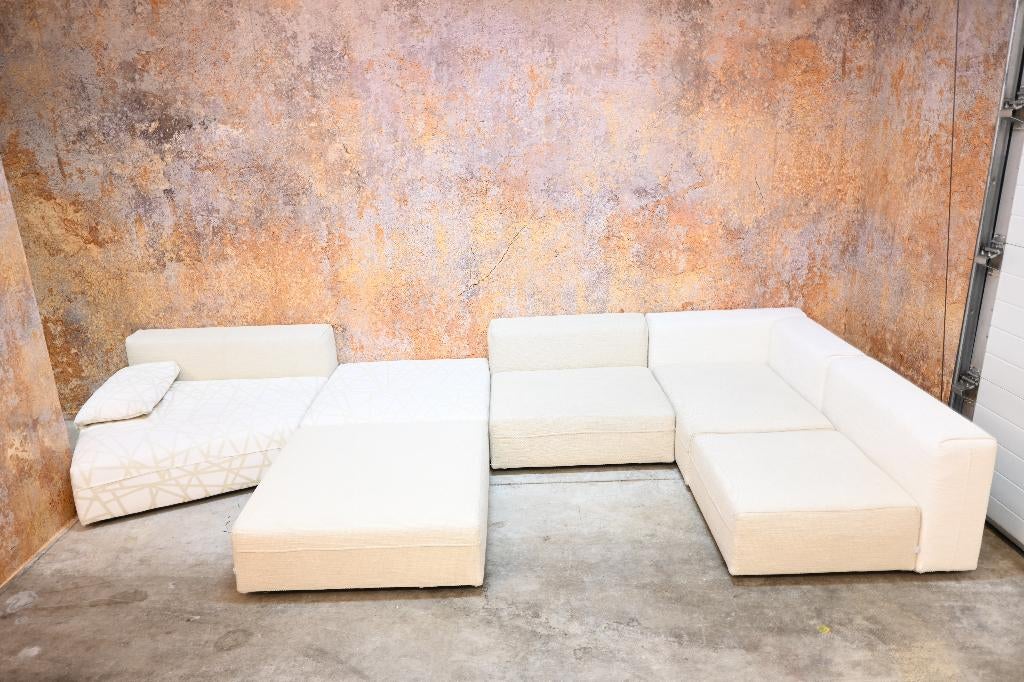 ZGAN elementen design bank van Italiaanse TOPmerk Molteni, Molteni, Hoekbank, 300 cm of meer, Ophalen of Verzenden