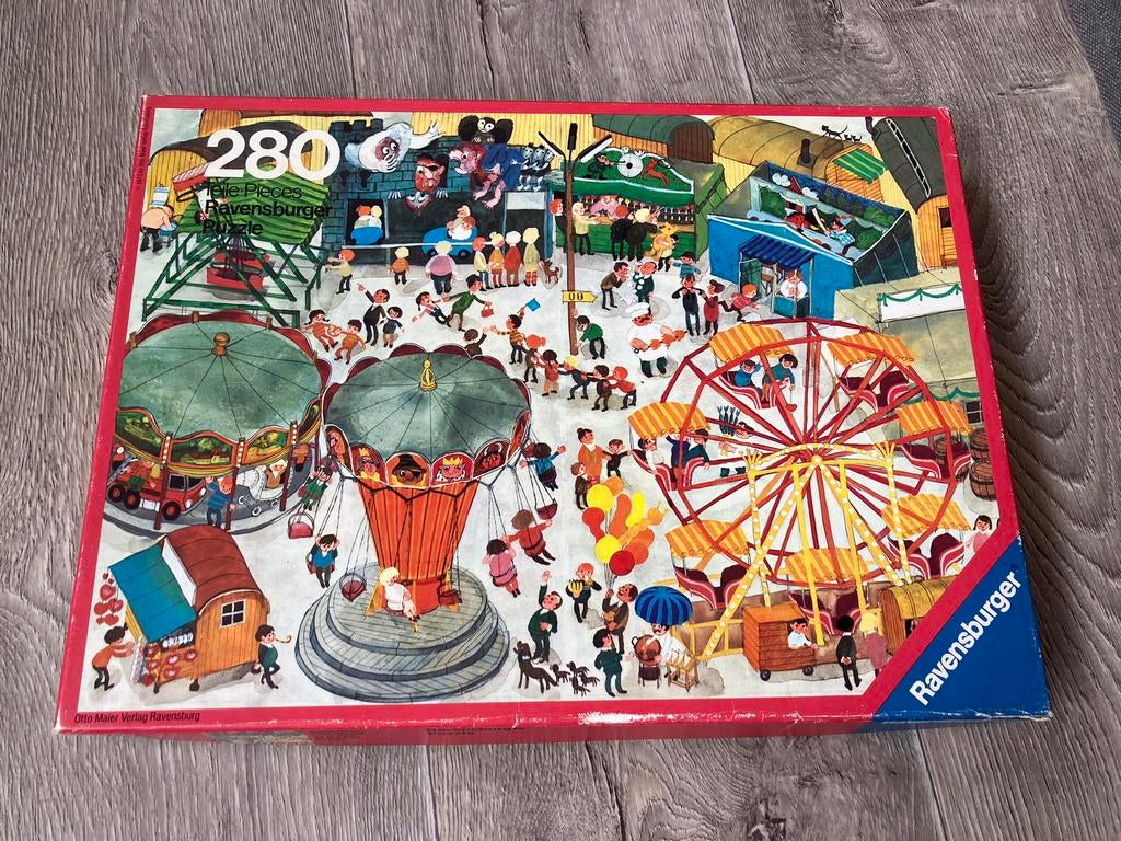 Ravensburger kermis puzzel, Ophalen of Verzenden, Meer dan 50 stukjes, Gebruikt, 6 jaar of ouder