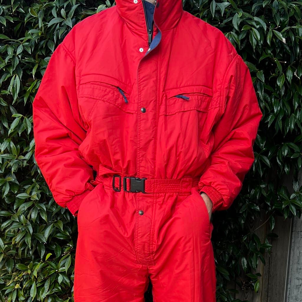 Vintage Retro Skipak (XXL), Kleding | Heren, Wintersportkleding, Ophalen of Verzenden, Gedragen, Overige maten, Pak